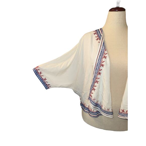 Forever 21 kimono style open shrug crop top size M NWT - Picture 7 of 9